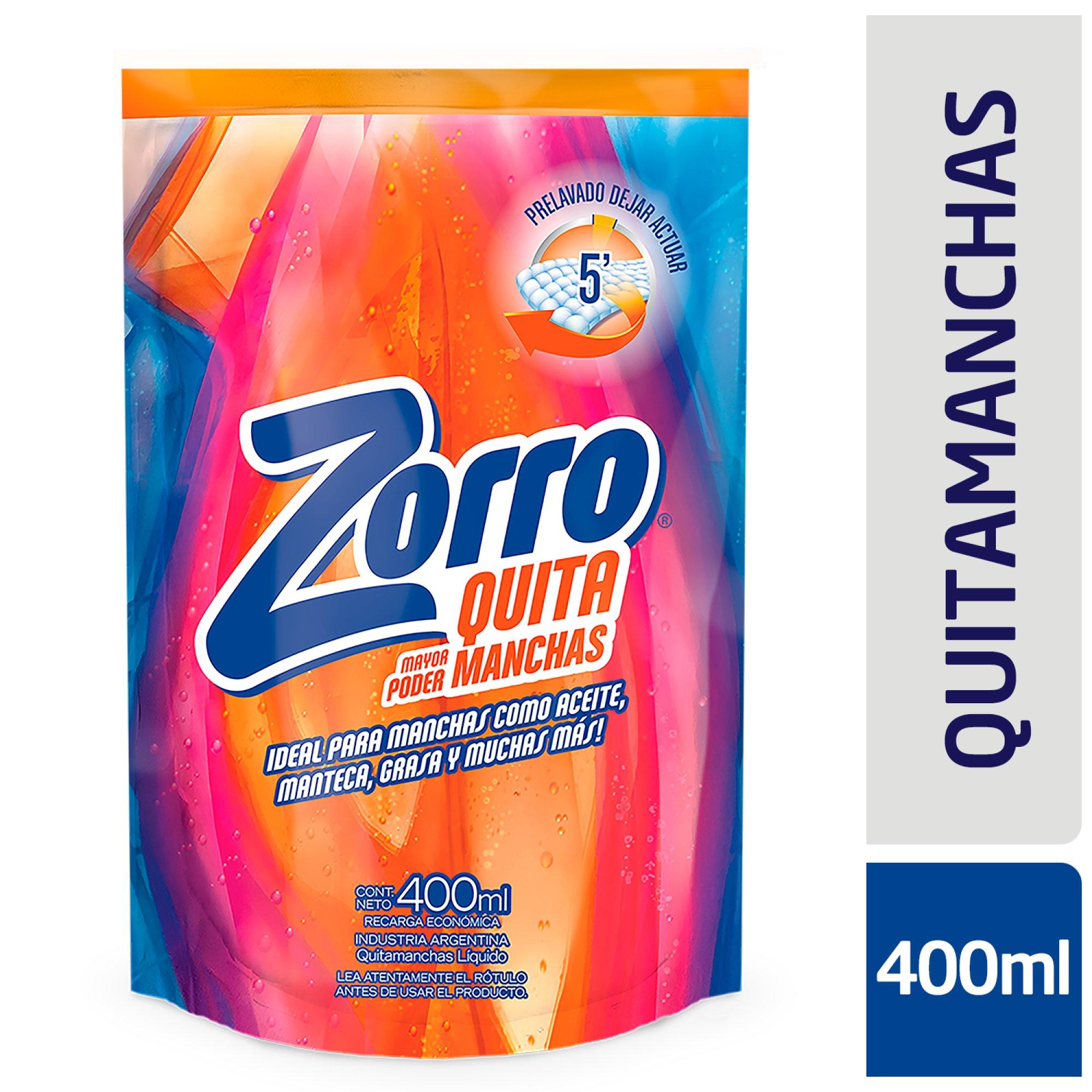 QUITMANCHAS LIQ DP ZORRO 400ML