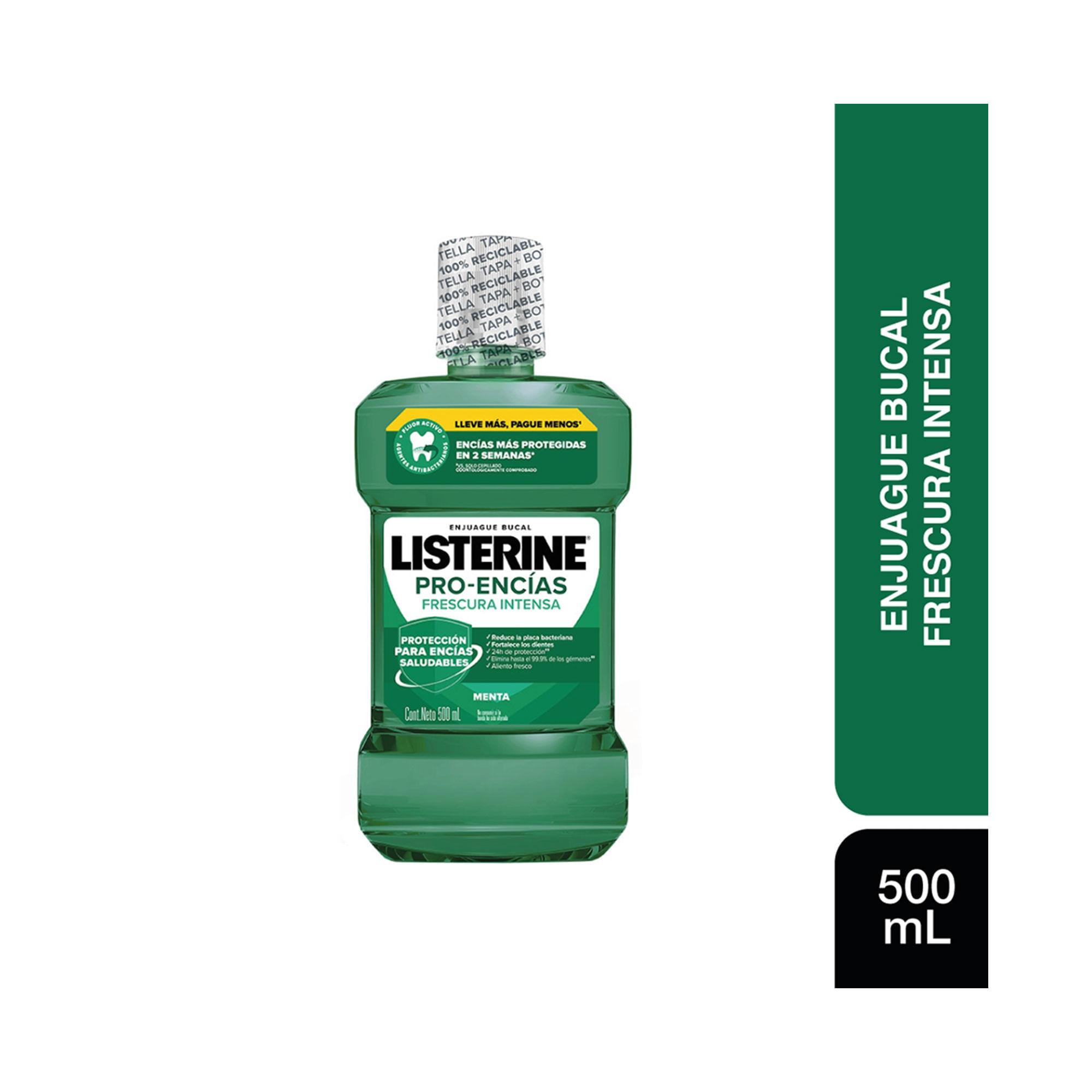 ENJUAGUE BUCAL LISTERINE PRO ENCIAS X500