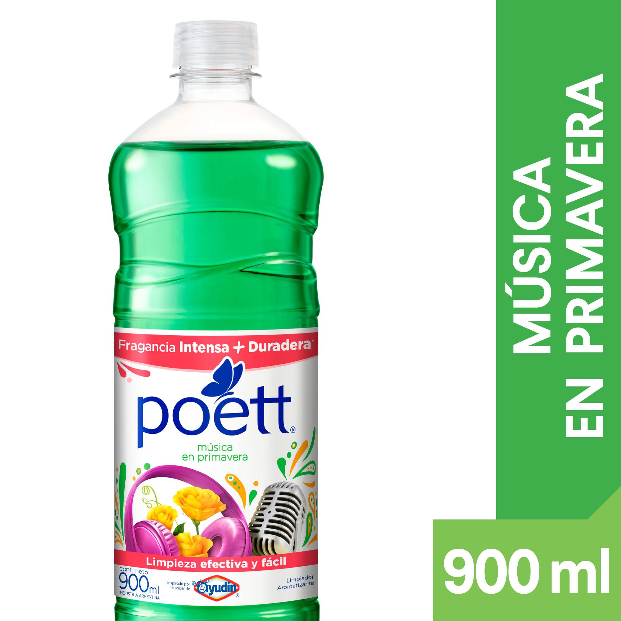 LIMPIADOR LIQUIDO MUSICA PRIMAVERA POETT x900ml