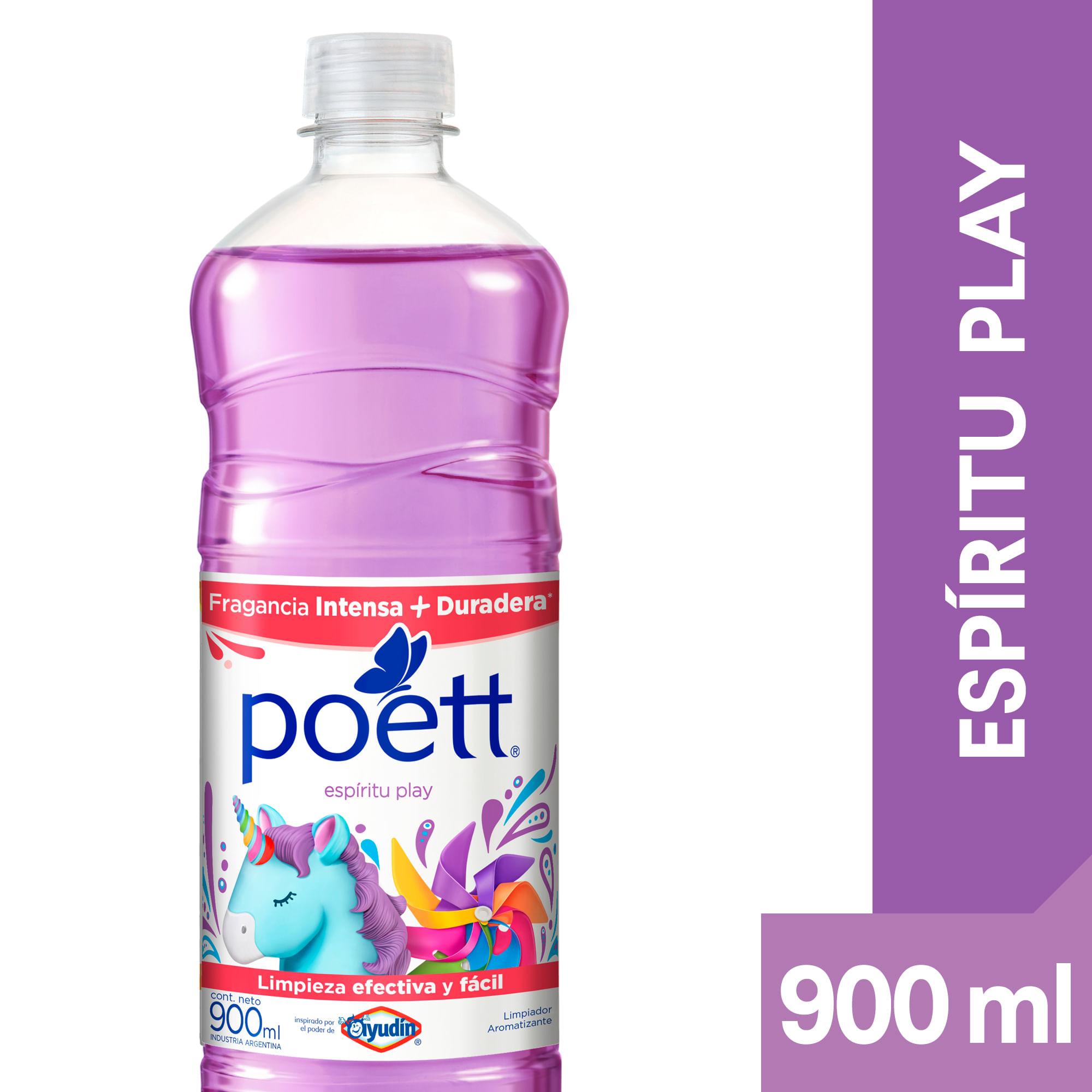 LIMPIADOR LIQUIDO ESPIRITU PLAY POETT x900ml