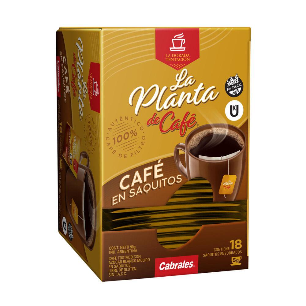 CAFE LA PLANTA EN SAQ x 18u