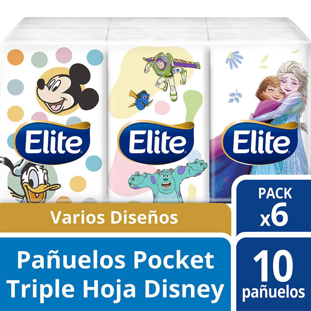PAÑUELOS DISNEY ELITE PACK x 6u