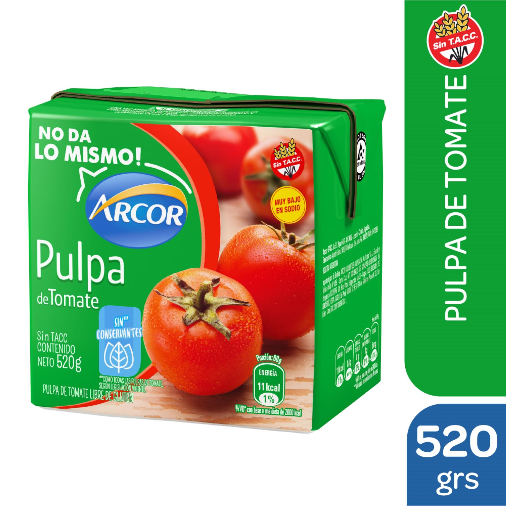 PULPA DE TOMATE ARCOR x 520g