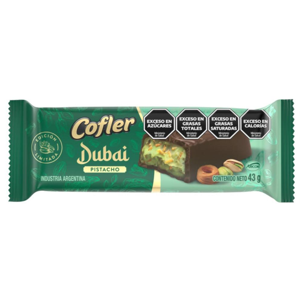 CHOCOLATE COFLER DUBAI PISTACHO X45GRS