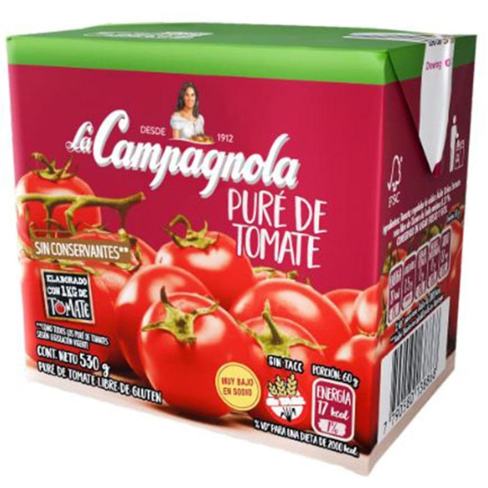 PURE DE TOMATES LA CAMPAGNOLA x 530g