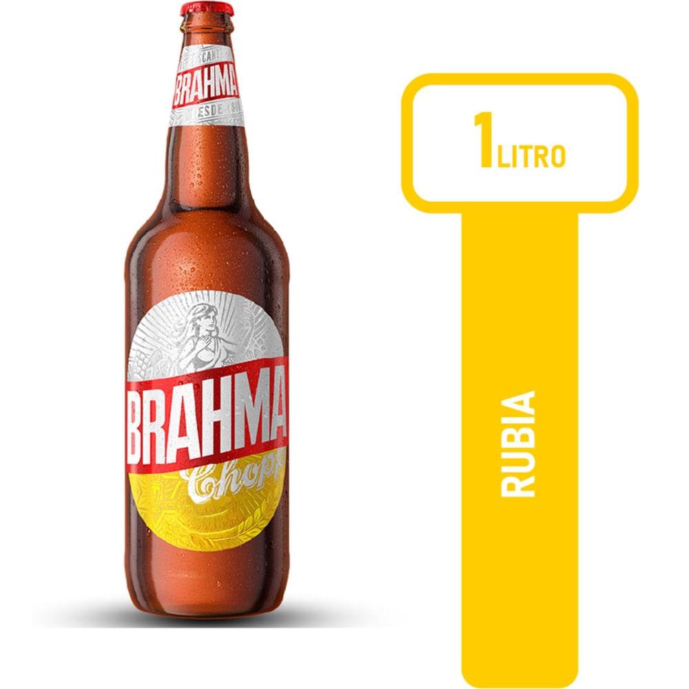 CERVEZA BRAHMA RET x 1 L