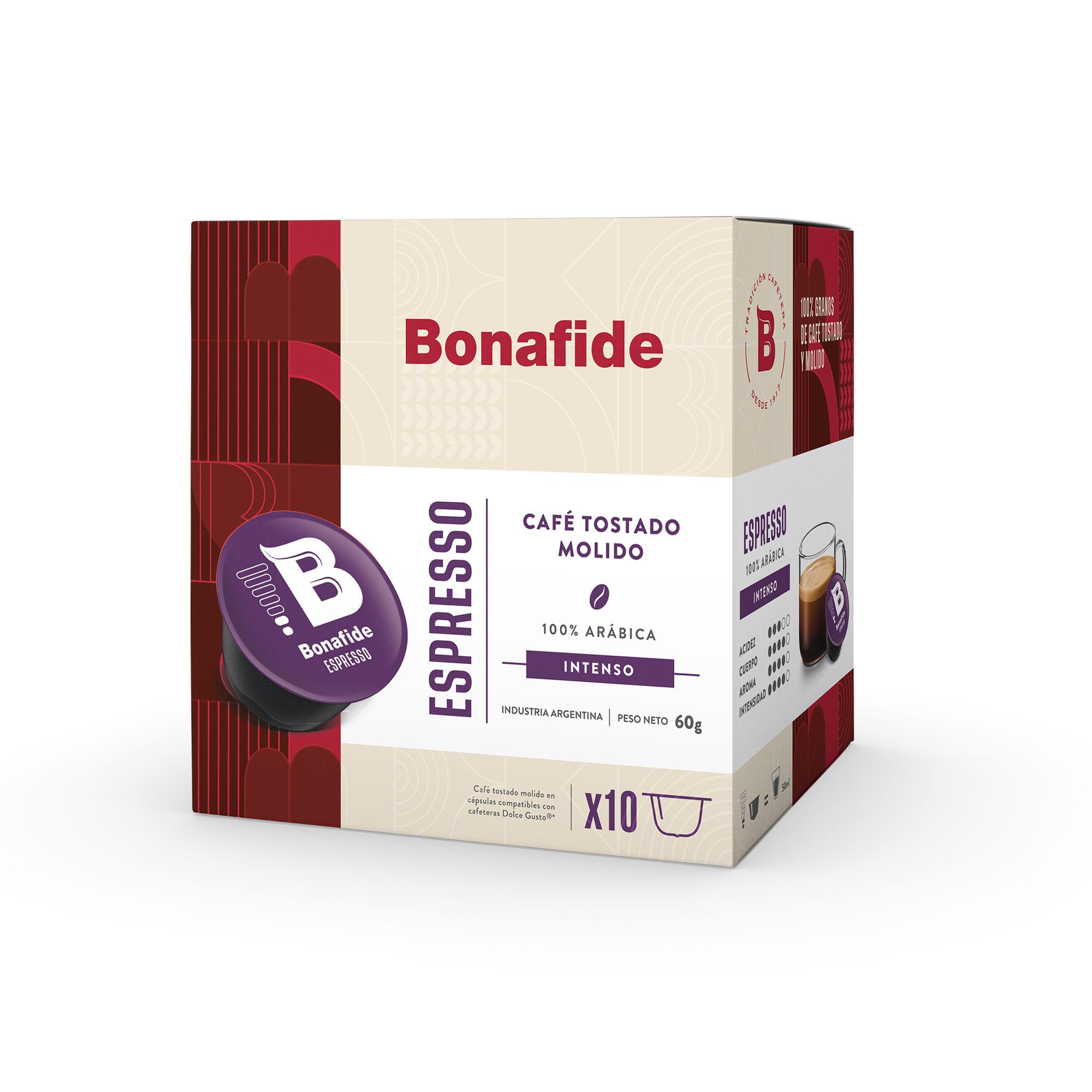 CAPSULAS BONAFIDE ESPRESSO x 10u