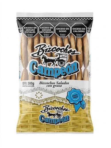 BIZCOCHOS CAMPEON JUNIOR x 300 g