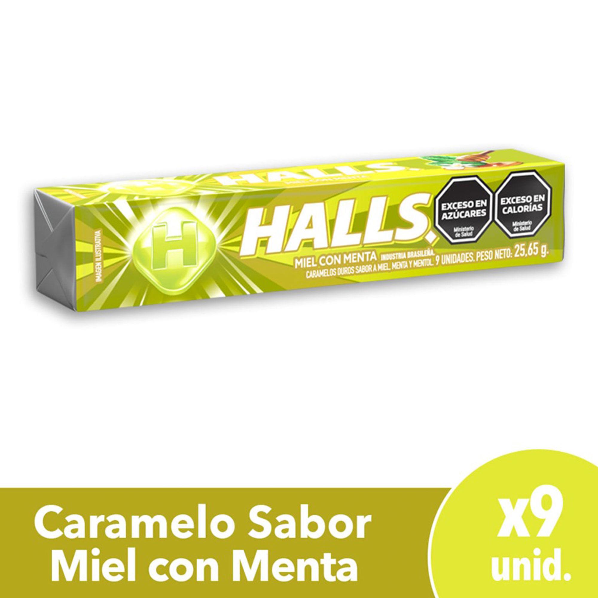 CARAMELOS HALLS MIEL C/MENTA 25.65gr