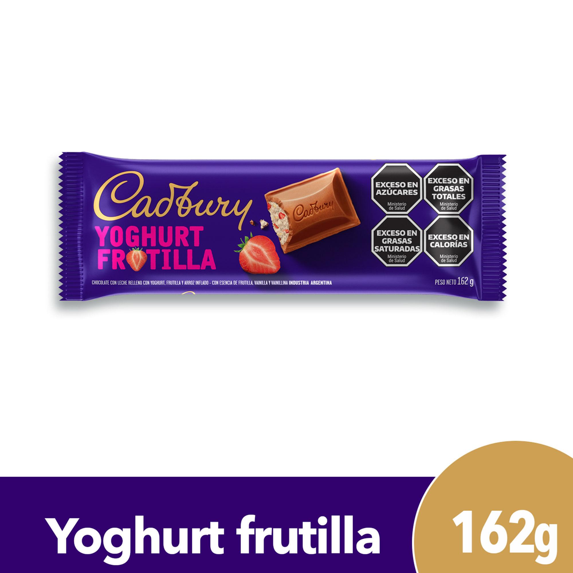 CHOCOLATE CADBURY YOGHURT FRUTILLA x 162g