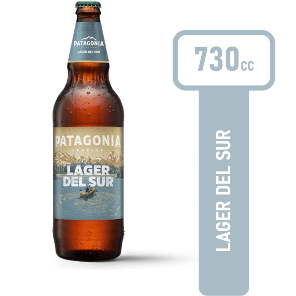 CERVEZA LAGER DEL SUR PATAGONIA x 730ml