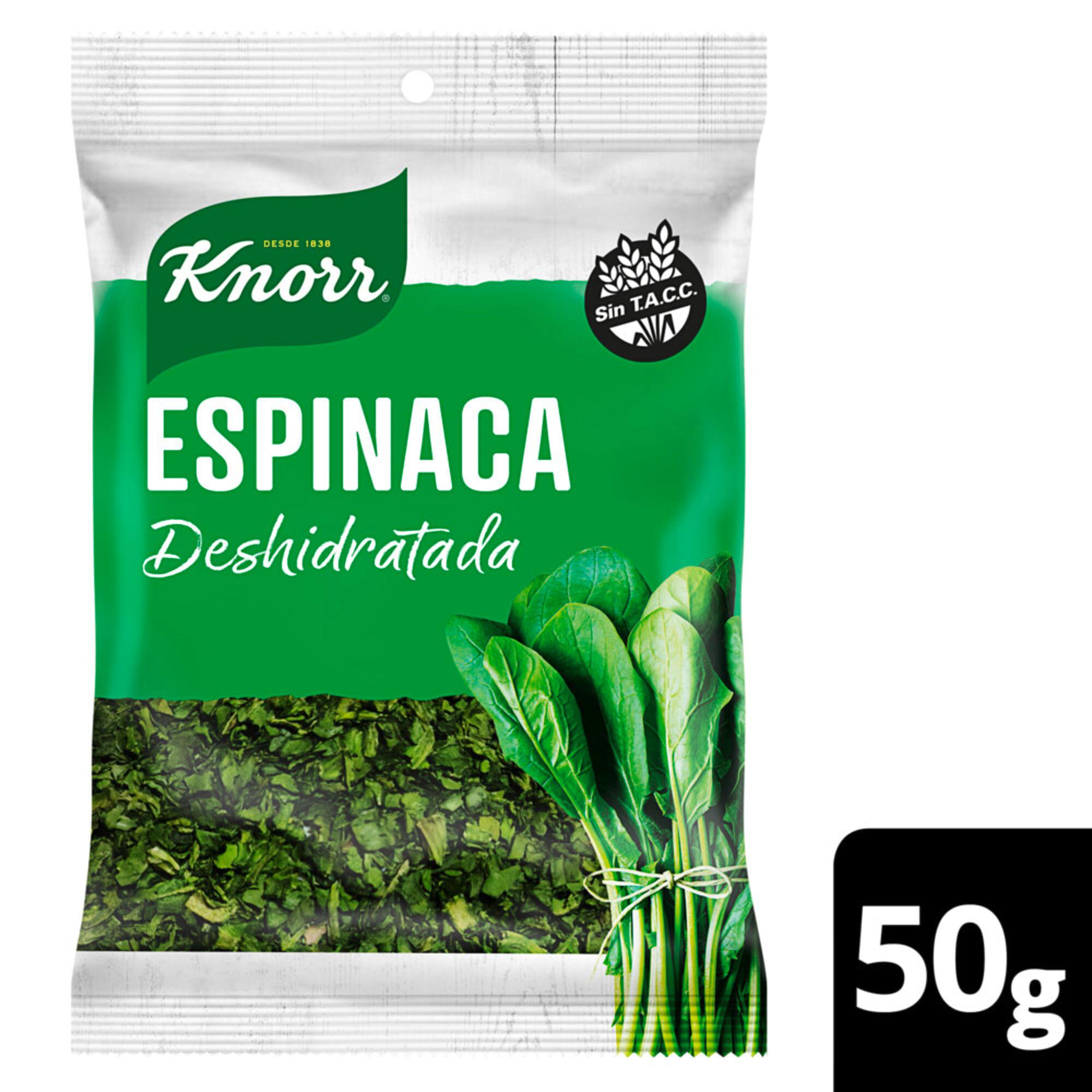 VEGETALES KNORR DESHIDR ESPINACA x 50g