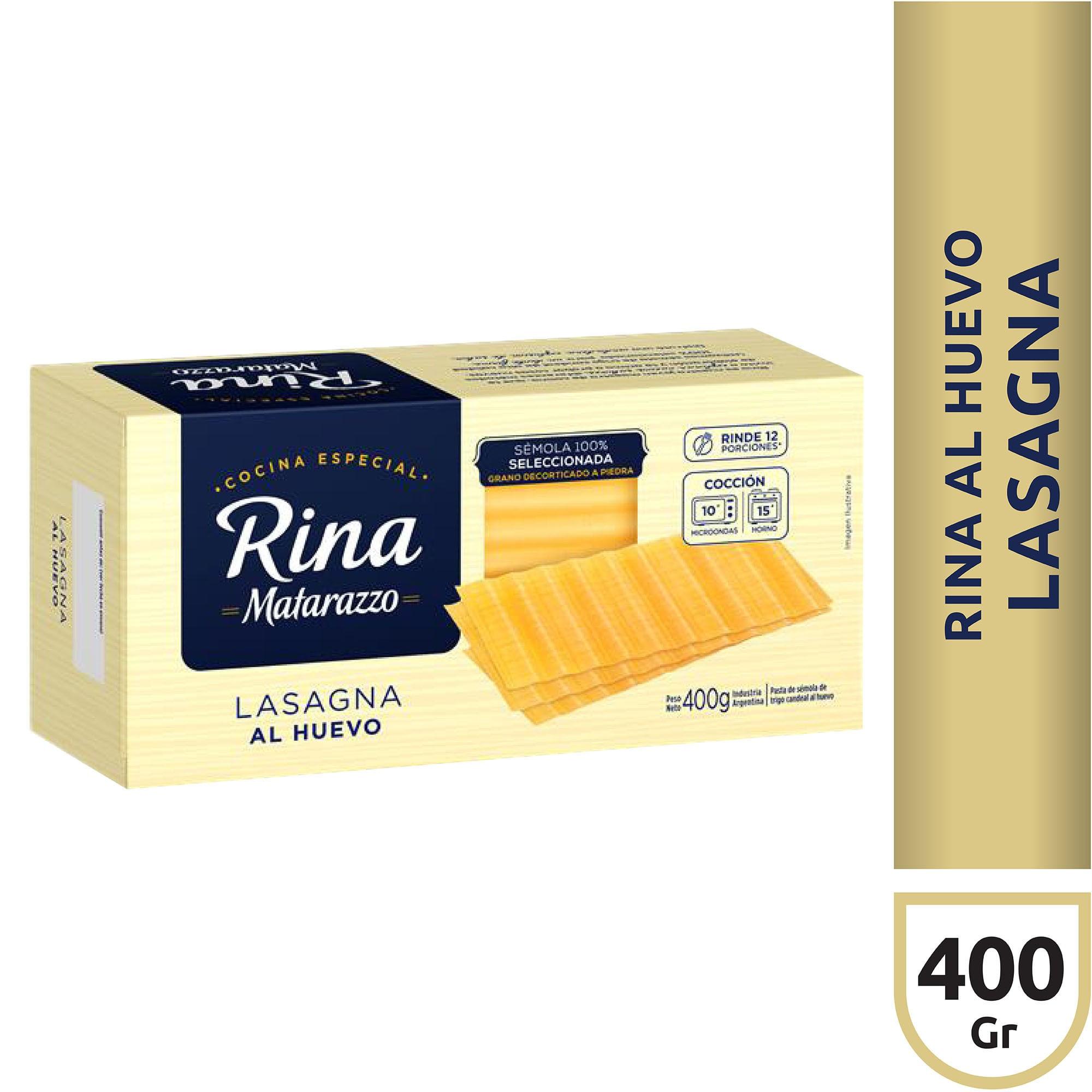 LASAGNA RINA MATARAZZO AL HUEVO 500gr