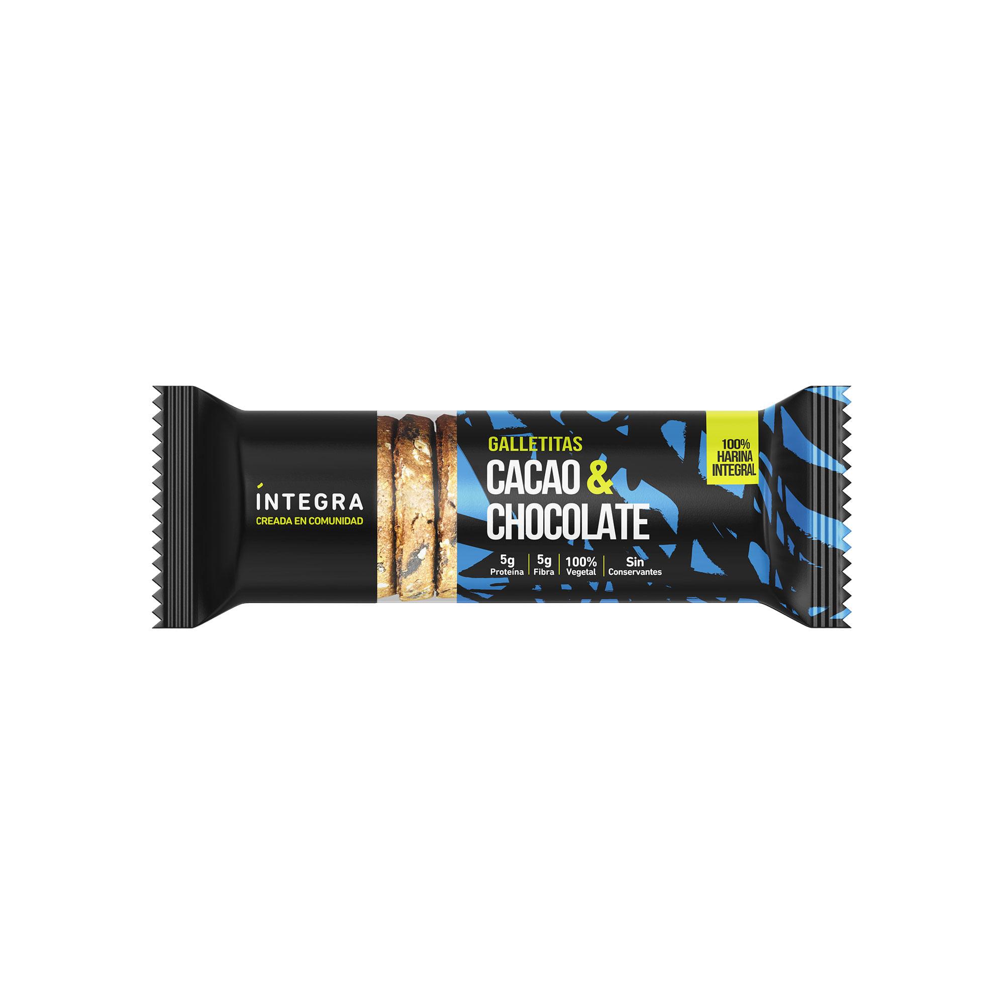GALLETITAS INTEGRA CACAO Y CHOCOLATE X 200GRS