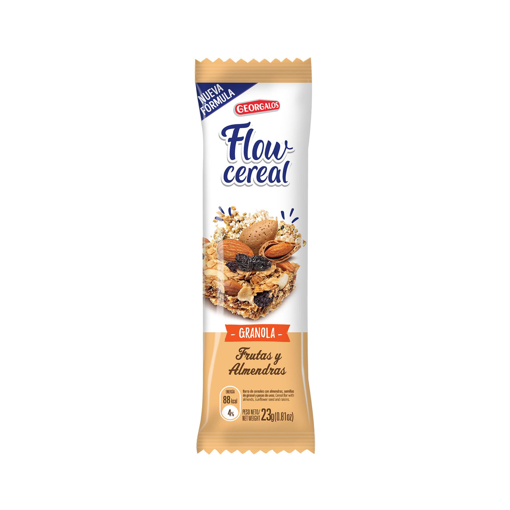 BARRA GRANOLA CEREAL FLOW x23grs