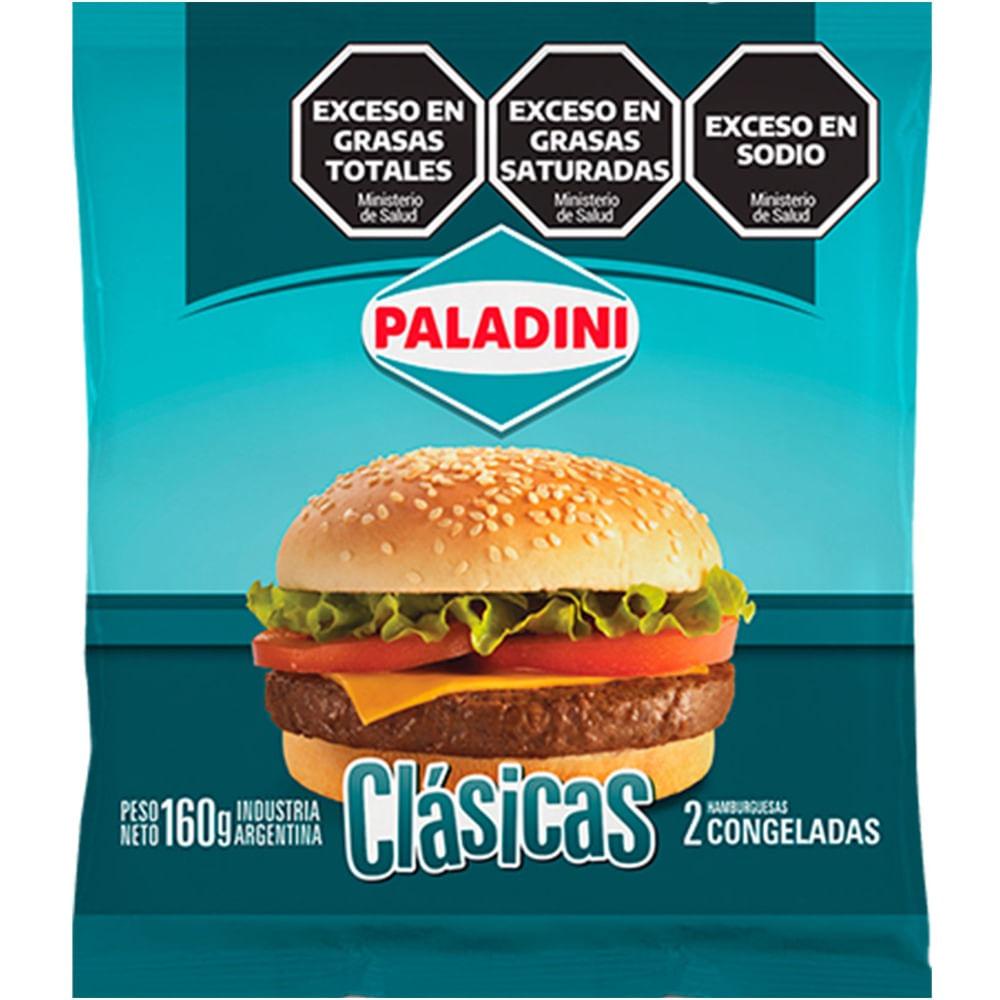 HAMBURGUESA CLASICA PALADINI x 2u