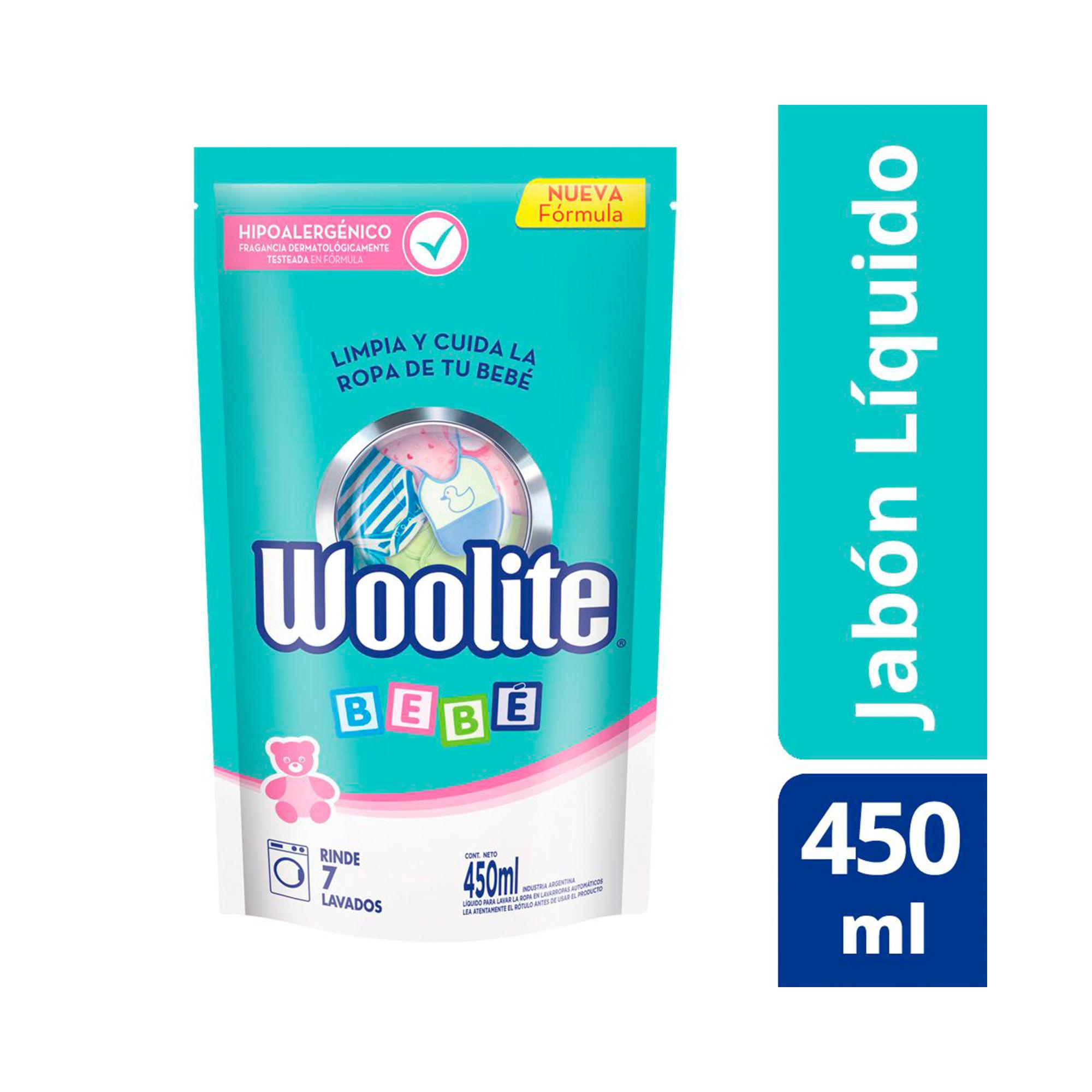 JABON LIQUIDO BEBE WOOLITE DP x 450ml