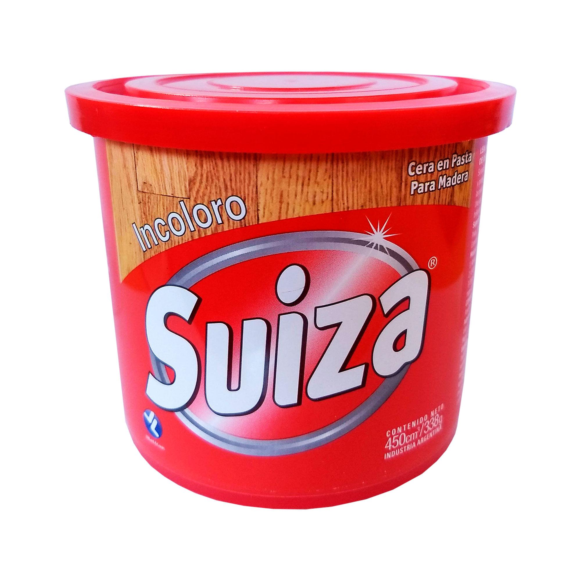CERA EN PASTA SUIZA INCOLOR x450ml