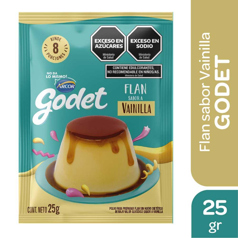 FLAN DE VAINILLA GODET X 25G