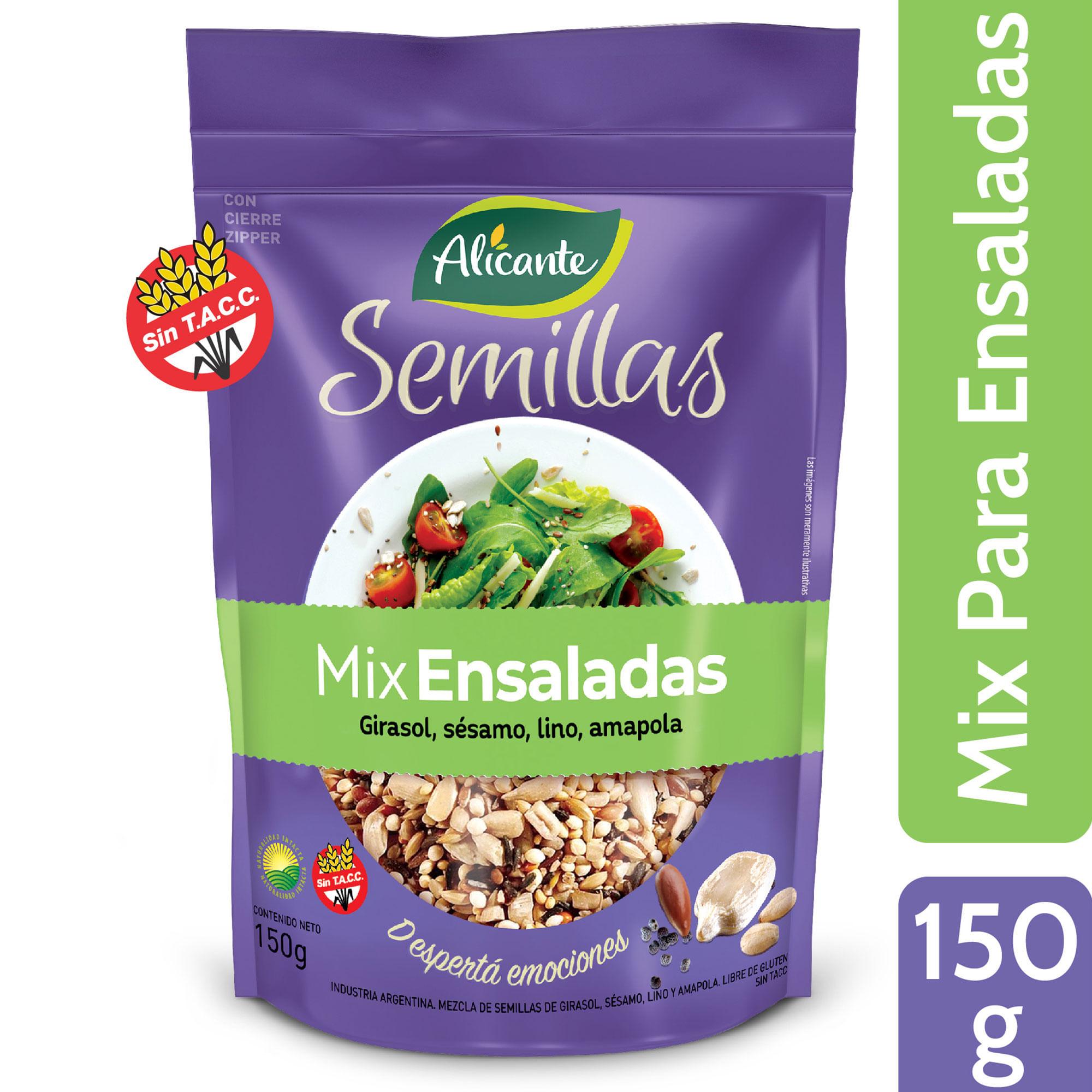 SEMILLAS MIX ENSALADA ALICANTE x 150g