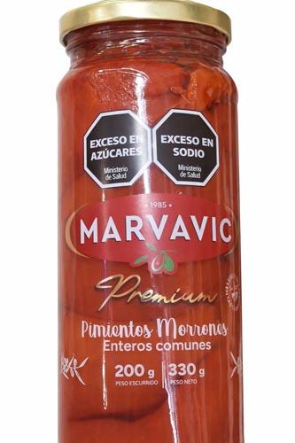 PIMIENTOS ENTEROS ASADOS MARVAVIC x 330g