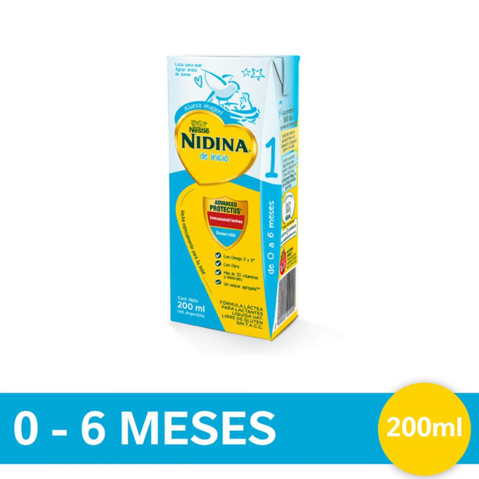 LECHE ETAPA 1 NIDINA x 200 ml