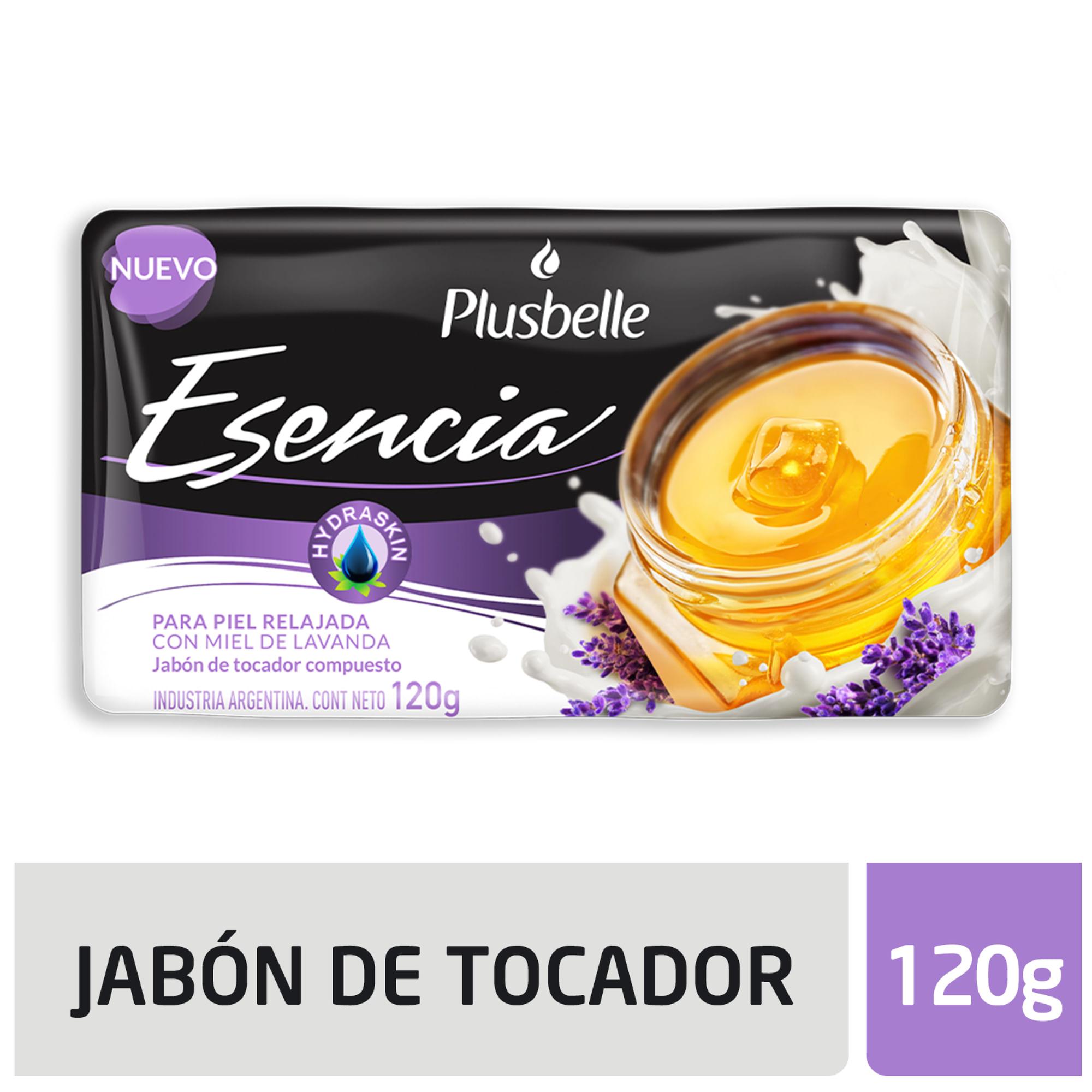JABON ESENCIA LAVANDA PLUSBELLE 120gr