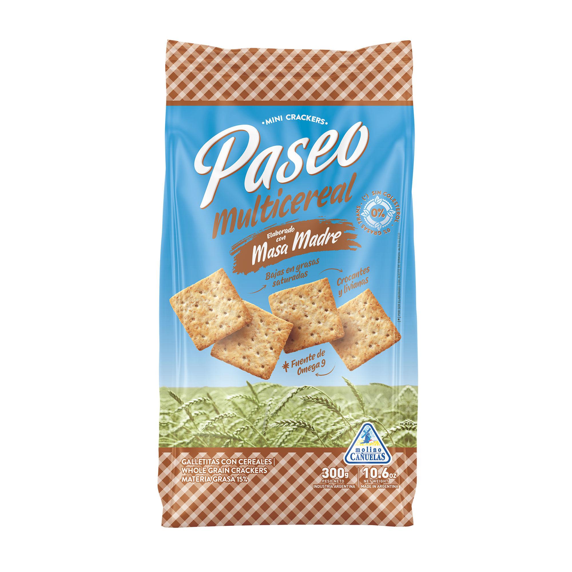 GALLETITAS PASEO MIX CEREALES x300grs
