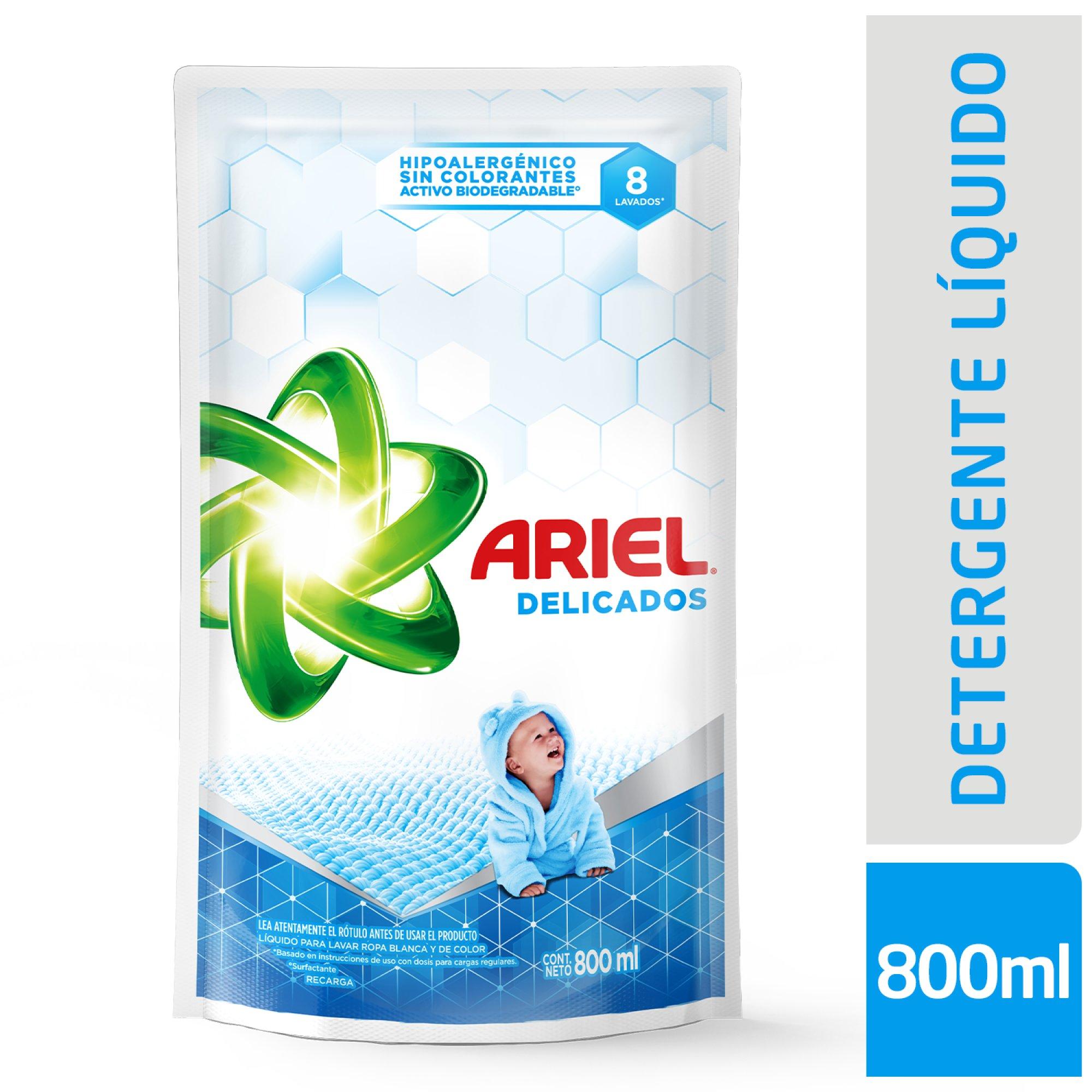 JABON LIQUIDO ARIEL DELICADOS DP X800ml