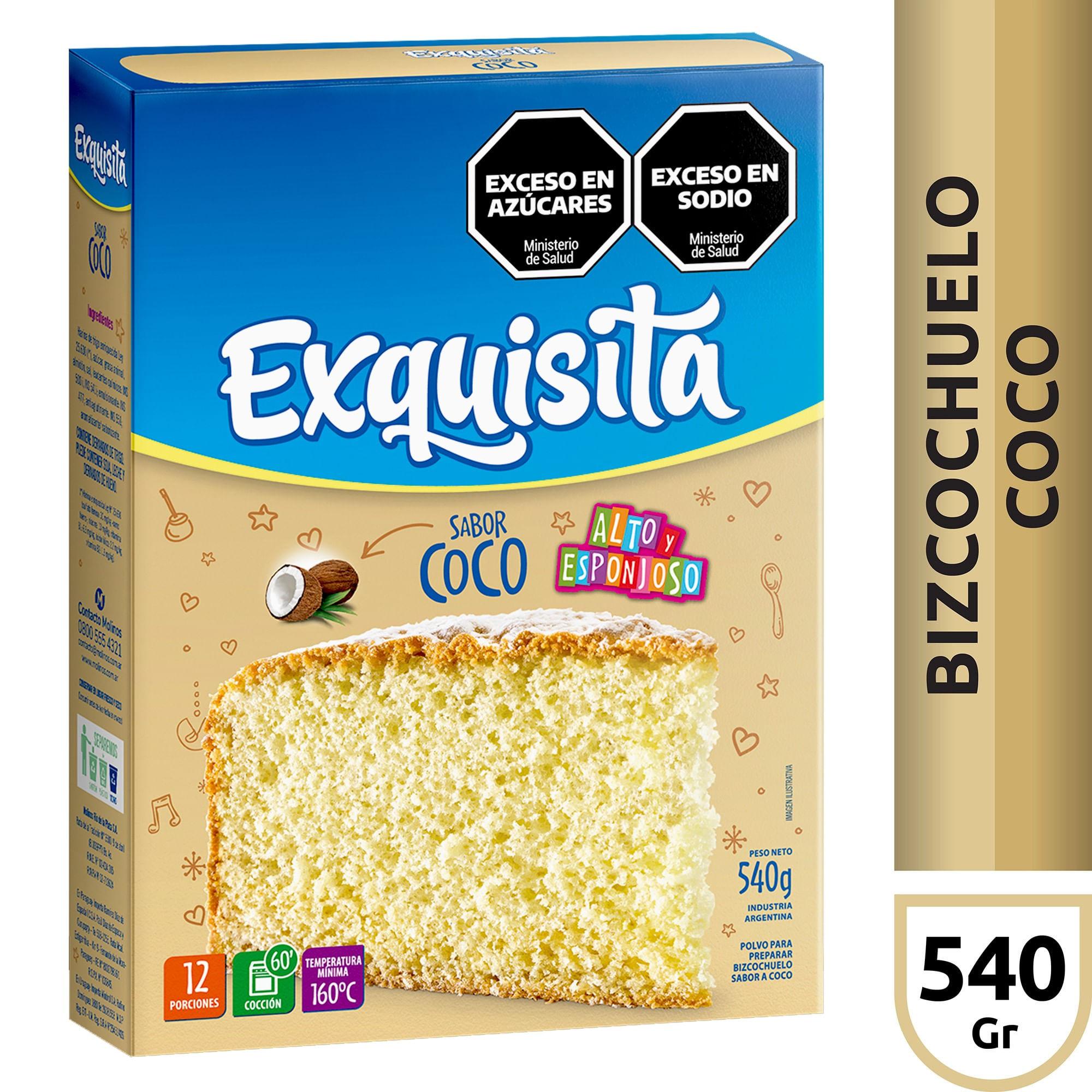 BIZCOCHUELO COCO EXQUISITA x 540g