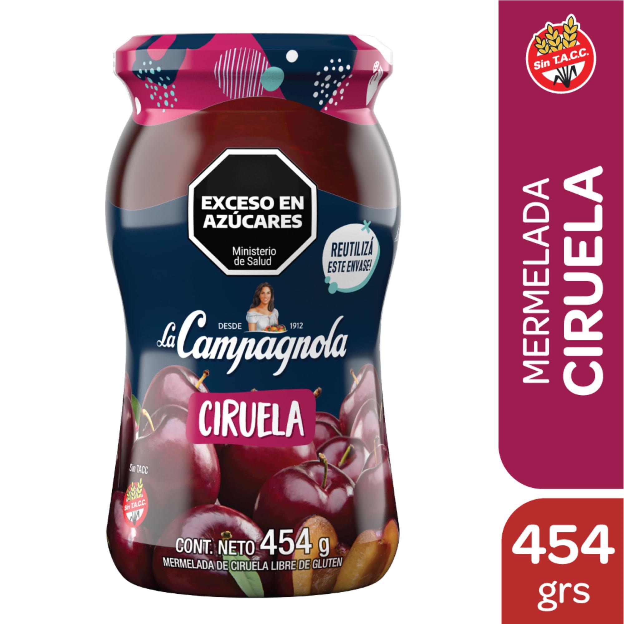 MERMELADA DE CIRUELA LA CAMPAGNOLA x 454g