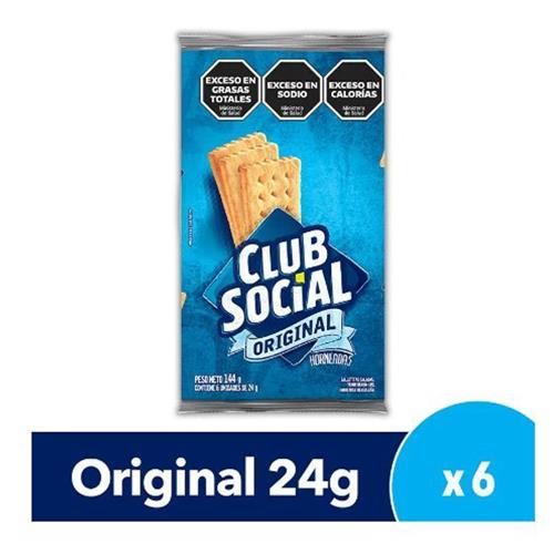 GALLETITAS CLUB SOCIAL ORIGINAL x 6u