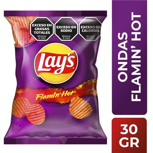 PAPAS LAYS FLAMIN HOT x 30g