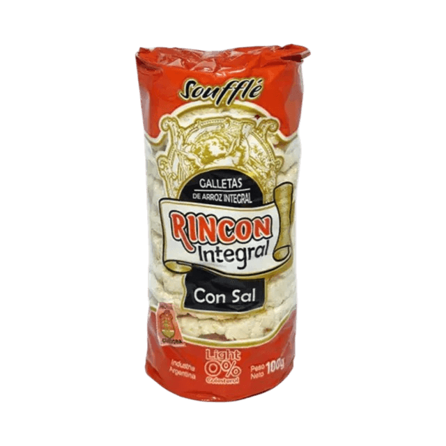 GALLETA DE ARROZ SIN SAL RINCON INTEGRAL x 100g