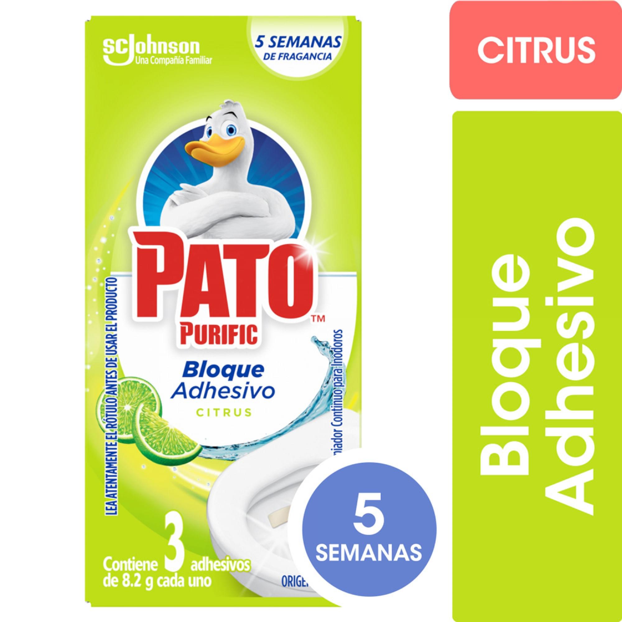 PATO PURIFIC ADHESIVO CITRUS x3un