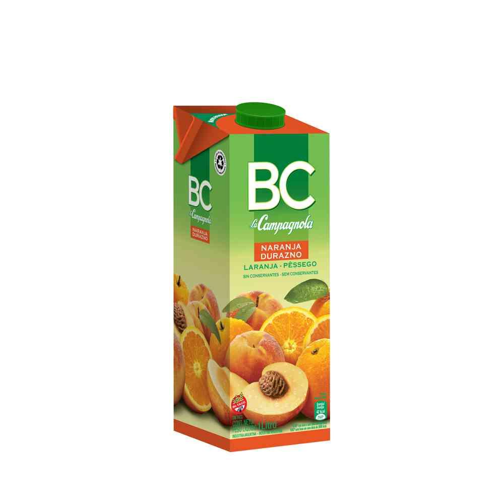 JUGO NARANJA DURAZNO BC x 1L
