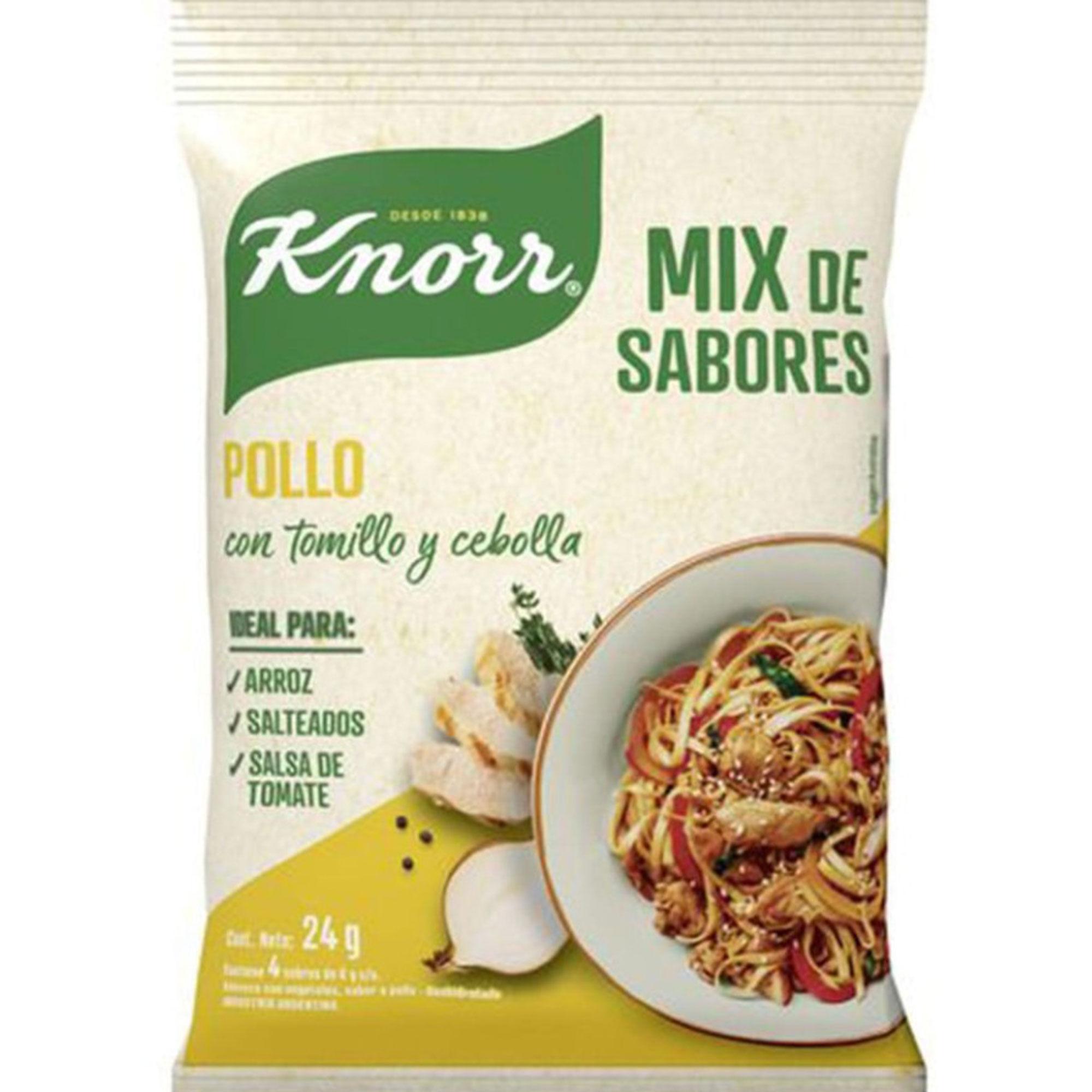 SABOR EN POLVO POLLO TOMILLO Y CEBOLLA KNORR x 24g
