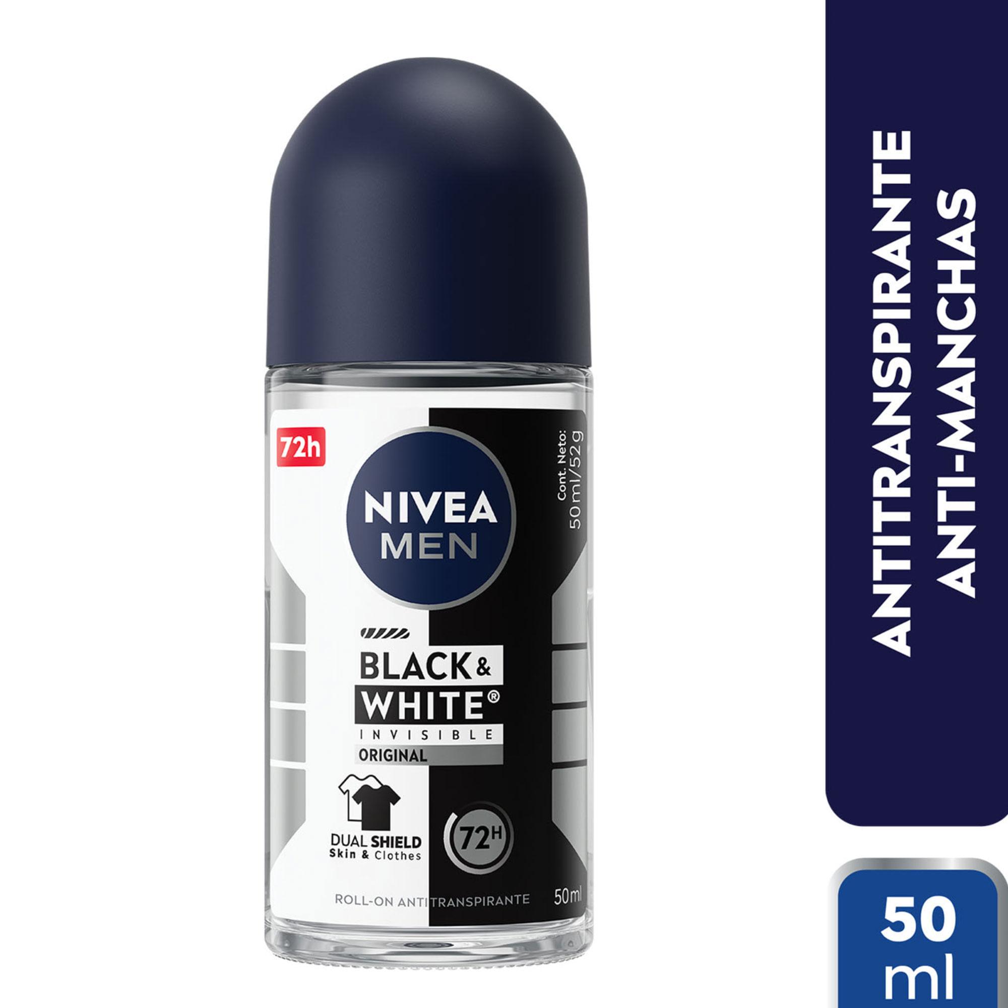 DES ROLL ON INVISIBLE B&W NIVEA MEN x 50ml