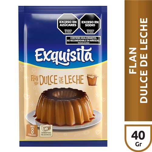 FLAN DULCE DE LECHE EXQUISITA x40grs