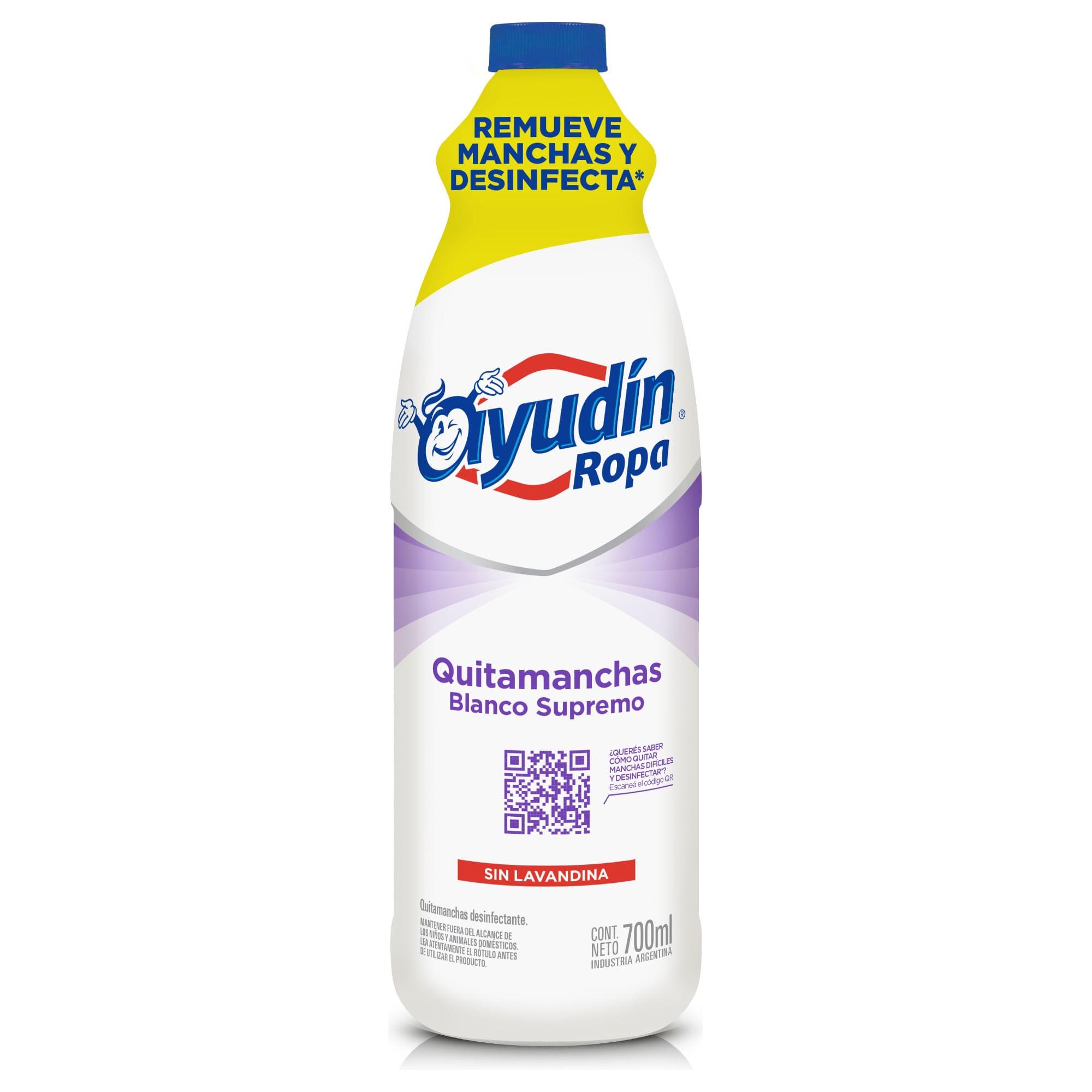QUITAMANCHAS BLANCO SUPREMO AYUDIN x700ml
