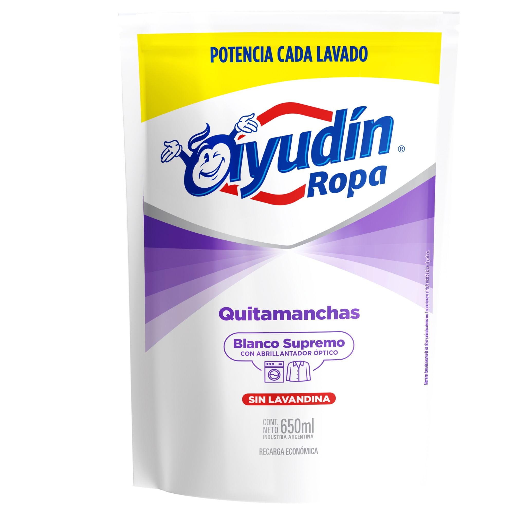 QUITAMANCHAS BLANCOS SUP DP AYUDIN x650ml