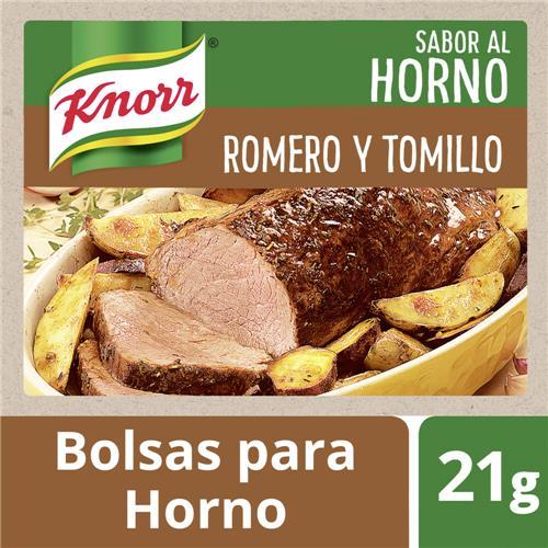 SAZON SABOR AL HORNO KNORR ROMERO Y TOM x 21g