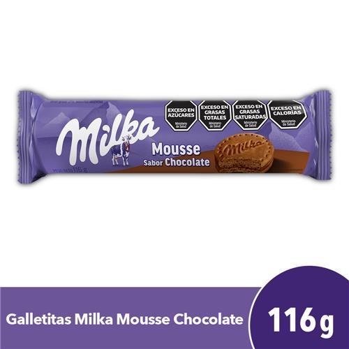 GALLETITAS MILKA MOUSSE CHOCOLATE x 116g