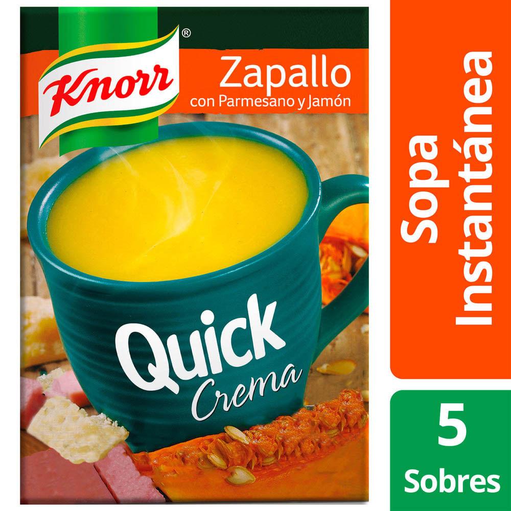 SOPA ZAPALLO c/JAMON QUICK x 5u