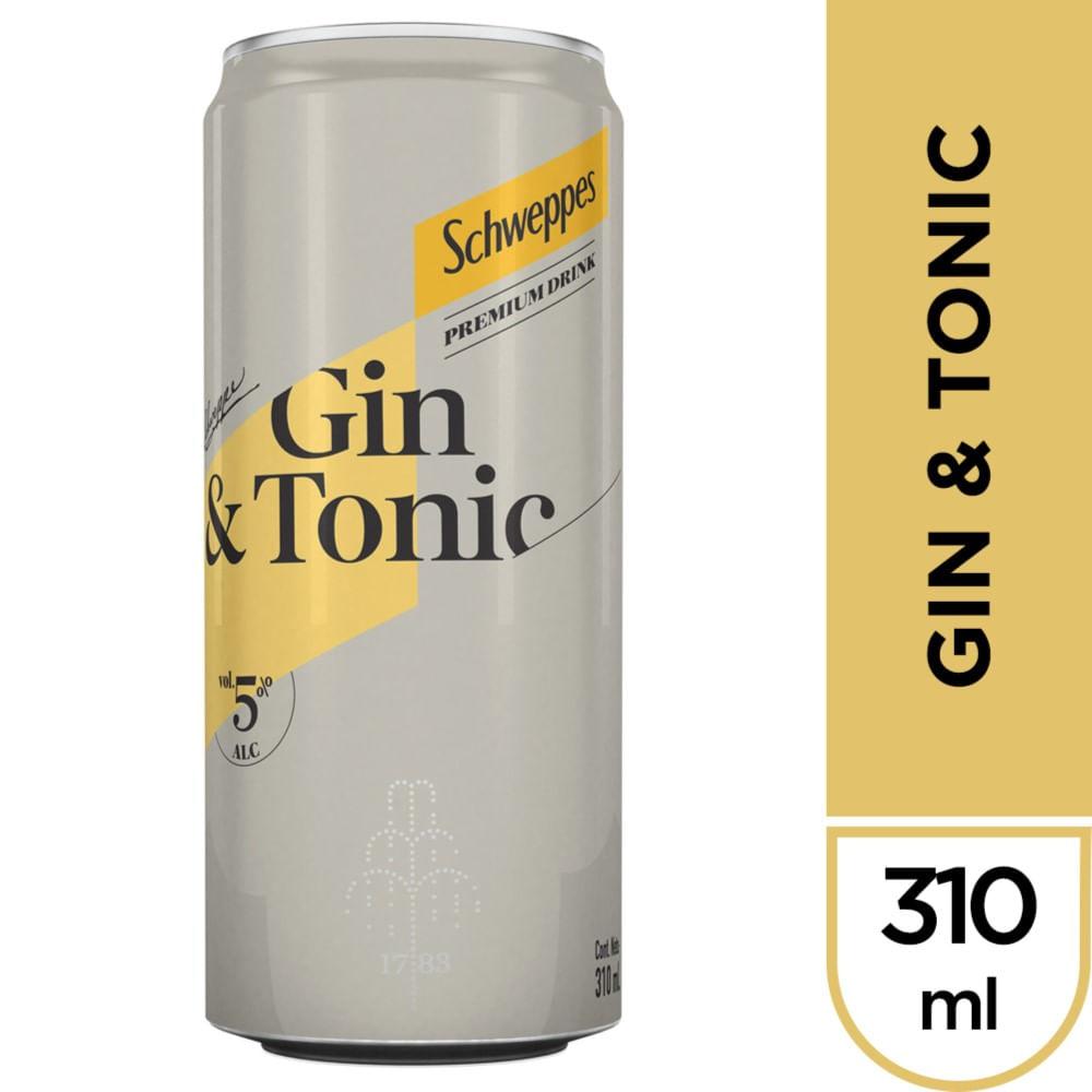 LATA SCHWEPPES GIN & TONIC x 310 ml