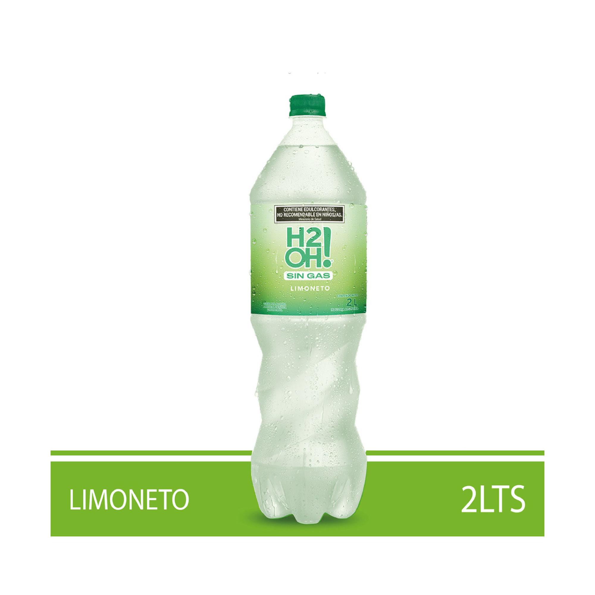GASEOSA H2OH SIN GAS LIMONETO X2L