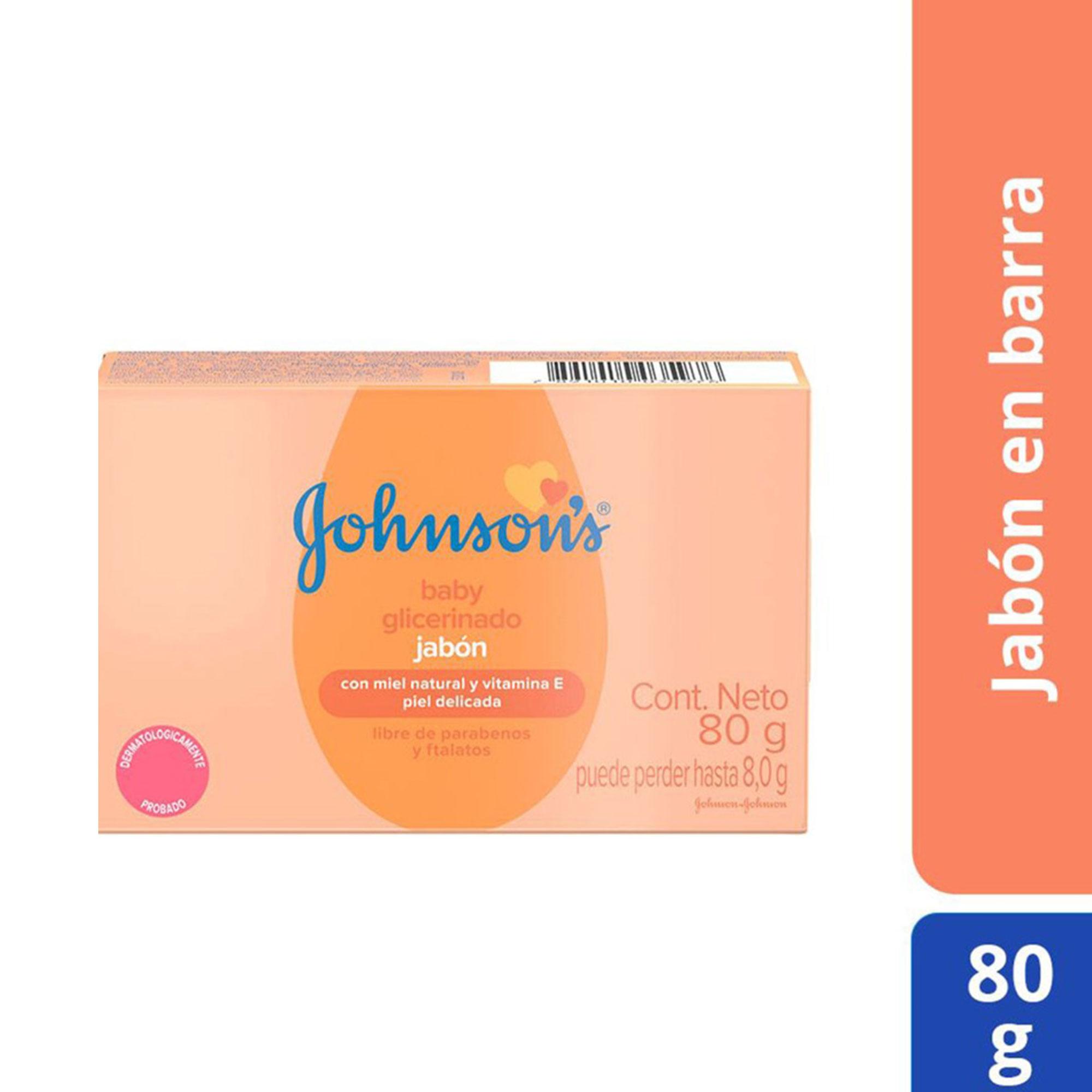 JABON GLICERINA JOHNSON'S x 80g