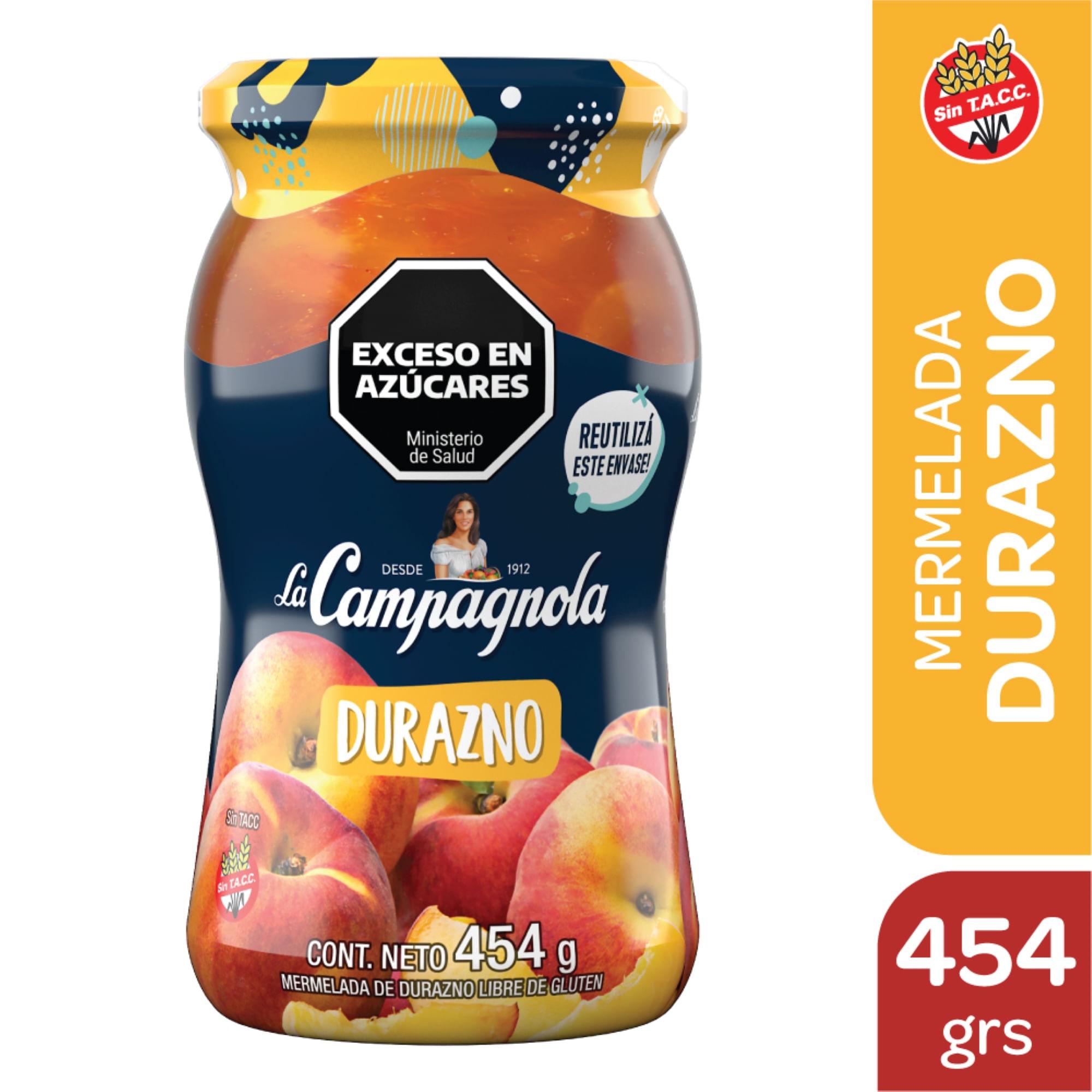 MERMELADA DE DURAZNO LA CAMPAGNOLA x 454g