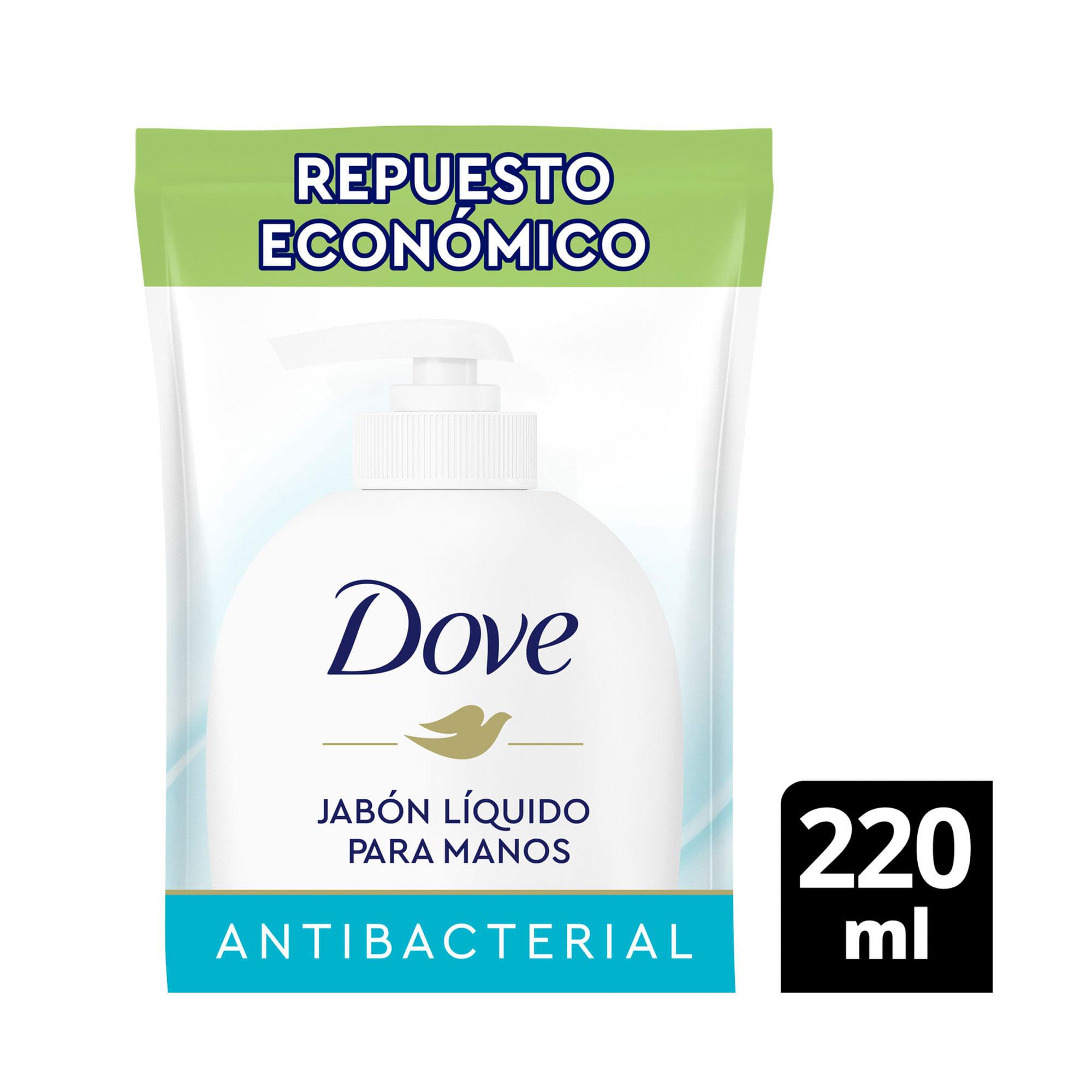 JABON LIQ P/M ANTIBACTERIAL REP DOVE 220ml
