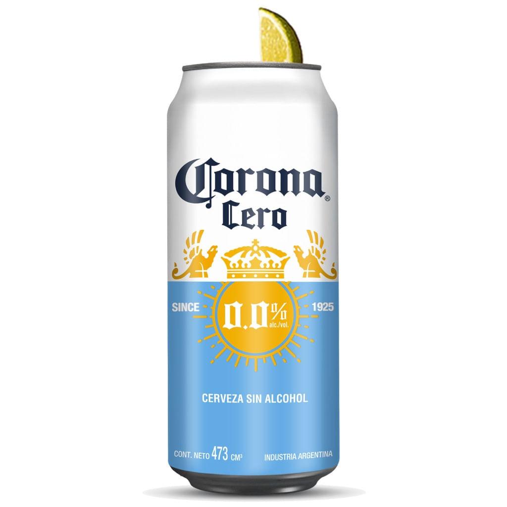 CERVEZA CORONA 0,0% ALCOHOL LATA 473ml